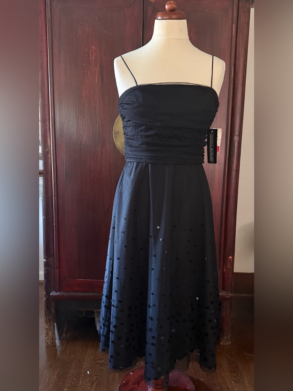 Black cocktail dress